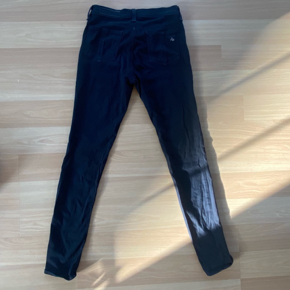 Rag & Bone Legging Jean in Black - Picture 5 of 6